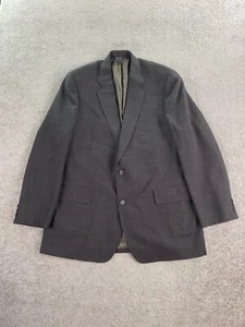 Brooks Brothers Suit Jacket 44 L Gray Wool Prince of Wales Check Designer Luxury - Picture 1 of 15