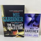 2 Lot Meg Gardiner - The Memory Collector & China Lake (Paperbacks)