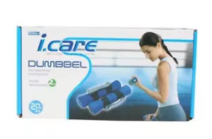 I-Care Dumbbell set Jd6064-1 2Lbs (1kg) 2pcs Soft Dumbbells Walking Weights - Picture 1 of 1