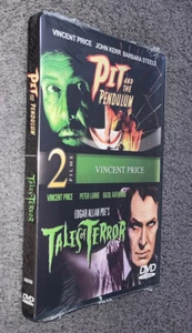 Pit and the Pendulum DVD Tales of Terror Vincent Price 2 Horror Film Set - NEW - Picture 1 of 3