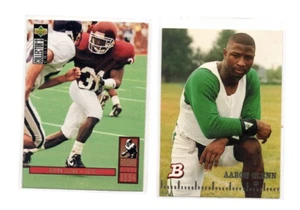 (LOT OF 2 ROOKIES) AARON GLENN 1994 UD CC #2/ 1994 BOWMAN #11 (JETS) - Bild 1 von 1