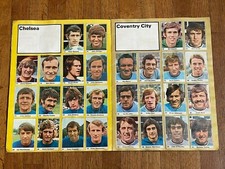 1971 TOP TEAMS 72 COMPLETE football sticker football sticker footballers no sandwiches figure album