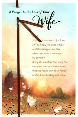 With Sympathy For Your Loss Of Your Wife Path Pathway Dayspring Greeting Card - Image 1 of 3