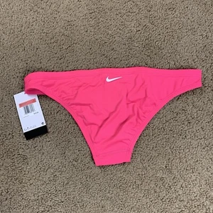 New Nike Swim Women's LARGE HydraStrong Solid Bikini Bottom Swimming Beach - Picture 1 of 4
