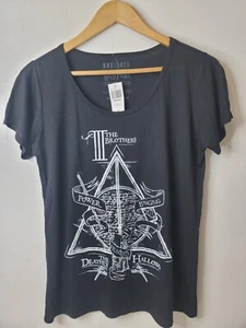 BoxLunch Harry Potter Heiligtümer des Todes schwarz Shirt Größe Large neu mit Etikett - Bild 1 von 2