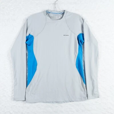 Columbia Shirt Boys Youth XL Gray Omni Heat Base Layer Compression Long Sleeve - Image 1 of 4