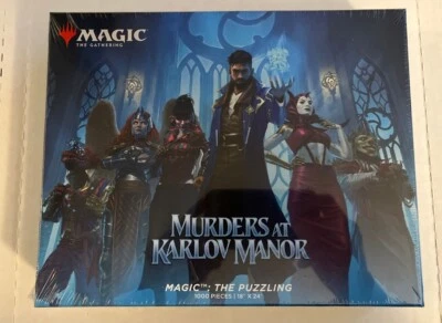2024 Murders at Karlov Manor USA Puzzle: Magic the Gathering MTG 1000 pc Rare! - Image 1 of 3
