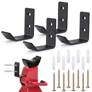 4 Pack Wall Mount Jack Stand Organizer Garage Storage Utility Hooks Jack Holder - Picture 1 of 7