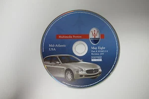 Maserati 2007 Navigation GPS CD NAVTEQ Mid-Atlantic USA Map 8 (20180138) - Foto 1 di 2