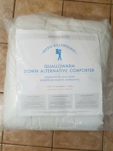 Pottery Barn Kids Quallowarm Hypo Allergenic Comforter Twin White #3622 - Picture 1 of 3