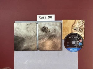 The Elders Scrolls V Skyrim Steelbook Limited Edition PS4 RARE IN VERY GOOD COND - Picture 1 of 21