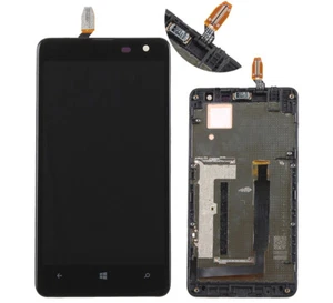 For Nokia Lumia 625 Black LCD Display Touch Screen Digitizer Full Glass Frame ## - Picture 1 of 12