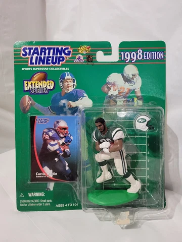 1998 NFL Curtis Martin New York Jets Starting Lineup Figure Cover