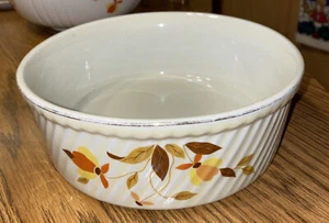 Vintage Hall Superior Jewel Tee Herbstblatt Kasserolle Backform 8" gerippt - Bild 1 von 7