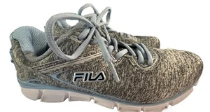 Fila Womens Running Shoes 10W Memory Vernato Heather 5RM00229 Gray Sneakers - Picture 1 of 10