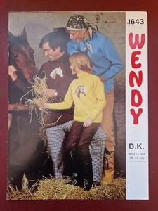Wendy - DK - Family Horse Sweaters - Original Knitting Pattern K156 - Picture 1 of 2