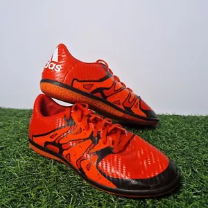 Adidas X 15.3 Indoor Football Boots / Trainers - Red - UK Size 1.5 - Picture 1 of 7