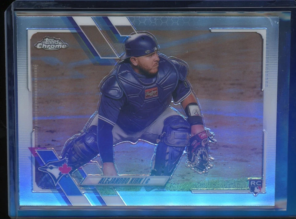 2021 Topps Chrome ALEJANDRO KIRK rookie RC #71 blue jays - Image 1 of 2