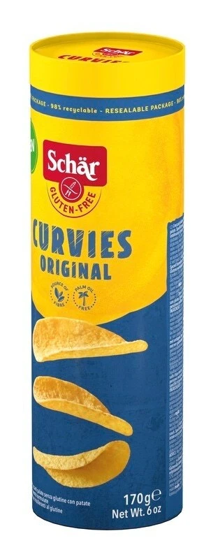 Schar Curvies - Patatine Original Senza Glutine, 170g