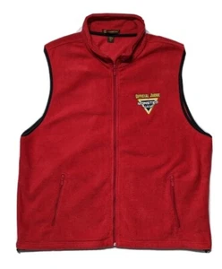 Monster Jam Fleece Vest Official Judge Men's XXL 2XL Red RARE Monster Trucks - Picture 1 of 10
