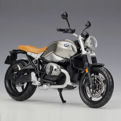1/12 2017 BMW R nineT Scrambler Motorrad Modell Die Cast Spielzeug Sammlermodell - Bild 1 von 4