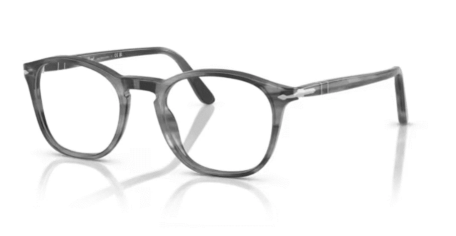 Anteojos para hombre Persol 0PO 3007V 1192 grises suaves cuadrados 50 mm Foto 1 de 4