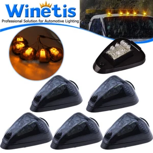 5x LED Roof Cab Marker Running Driving Lights For Ford F-250 F-350 F-450 E-150 - Picture 1 of 10