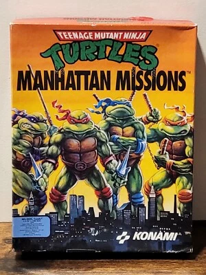 NinjaTurtles Manhattan Missions Game 1991 Mirage Studios/Konami MS-DOS, Tandy - Image 1 of 4