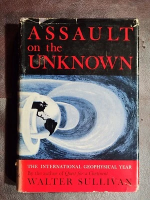 Assault on the Unknown by Walter Sullivan 1961 hcdj ~ FIRST EDITION 1st PRINT Foto 1 de 4
