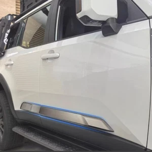 Matte Silver Door Side Molding Cover Trim For Toyota Land Cruiser LC250 2024-25 - Bild 1 von 8