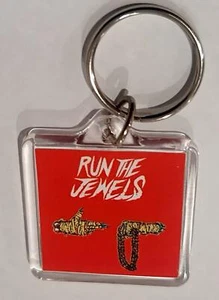 RUN THE JEWELS LOGO KEYRING RTJ KILLER MIKE EL-P HIP HOP - Picture 1 of 1
