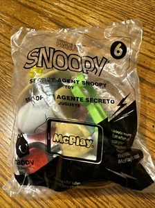 Snoopy Peanuts McDonalds Spielzeug #6 Secret Agent Snoopy, neu & versiegelt - Bild 1 von 6