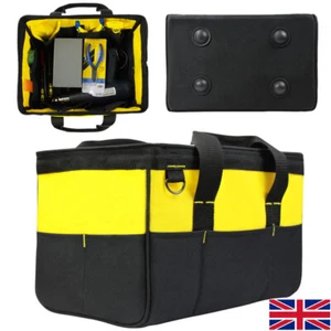 16 inch Tool Bag Hard Bottom Heavy Duty Tool bags With Pockets For Tools Storage - Picture 1 of 10