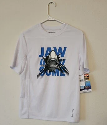  Camiseta de natación gráfica para niño grande talla XL 18/20 blanca Foto 1 de 4