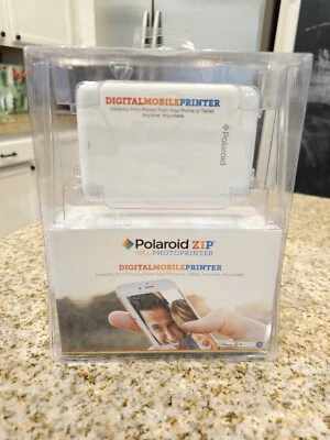 NEW FACTORY SEALED Polaroid ZIP Mobile Printer White POLMP01WW - Image 1 of 4