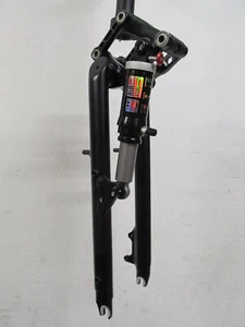 Pog German:A Kilo 80mm MTB Parallelogram Suspension Fork Disc V-Brake Black 26" - Picture 1 of 6
