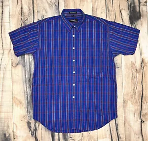 Vintage 90s Christian Dior Monsieur USA Made Button Short Sleeve Pocket Shirt . - Picture 1 of 10
