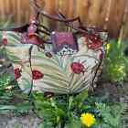 Marc Chantal Tapestry Ladybug Shoulder Bag