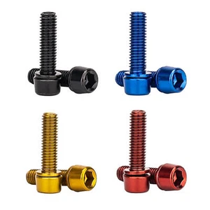 6 Stück Edelstahl Vorbauschrauben MTB Rennrad Schraube M5 5 mm x 18 mm Schraube - Bild 1 von 16