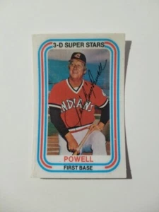 BOOG POWELL 1976 KELLOGG'S 3-D BASEBALL KARTE #50 CLEVELAND INDIANER - Bild 1 von 2