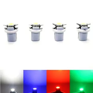 4x LED Fits for Hyundai Lantra Tachobeleuchtung Cockpit Tacho Red White Blue - Picture 1 of 6