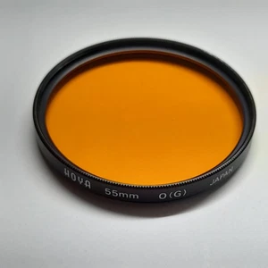 55mm VINTAGE HIGH QUALITY HOYA ORANGE O (G) 55mm VERY CLEAN FILTER - Picture 1 of 5