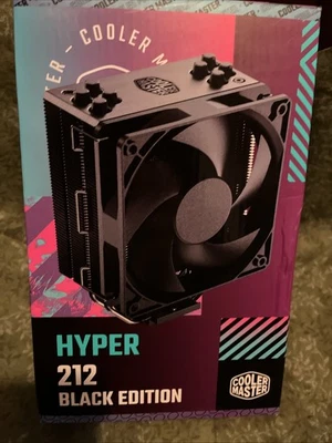 Cooler Master Hyper 212 Black Edition RGB 120mm CPU Air Cooling Fan - Image 1 of 2