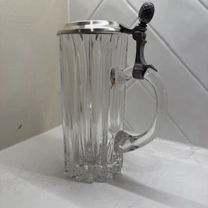 Bleikristall Crystal Beer Stein 7.5” Tall - Picture 1 of 10