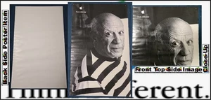 Vintage Original 1997 Pablo Picasso Apple Think Different 11" x 17" Poster - Bild 1 von 7