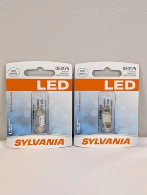Sylvania Premium LED Light DE3175 White Two Bulbs Trunk Cargo Replacement Lamp - Image 1 of 4