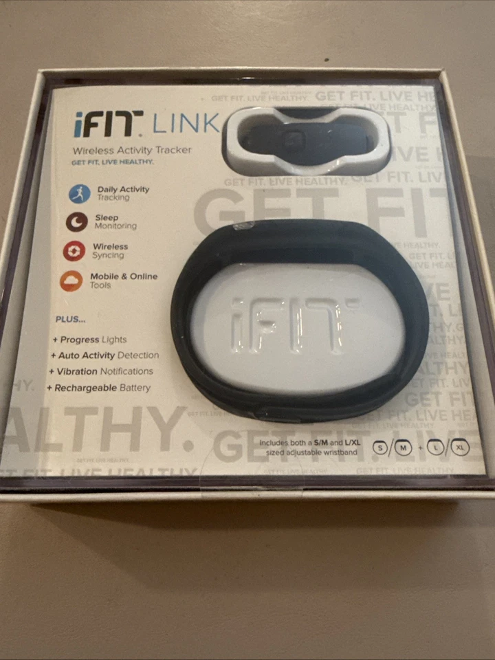 Nuevo iFIT Link Inalámbrico Actividad Fitness Rastreador Gris Asfalto Foto 1 de 4