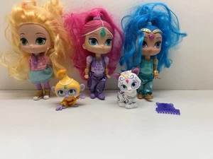 Mattel Nickelodeon Shimmer and Shine 6" Genie Dolls, Leah, Tala, and Nahal - Picture 1 of 14