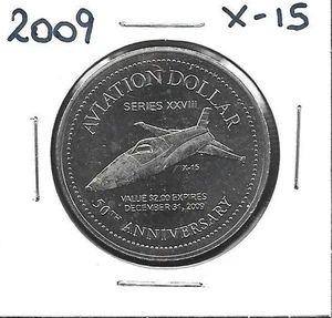 2009 X-15 Aviation Two Dollar Coin - Picture 1 of 2