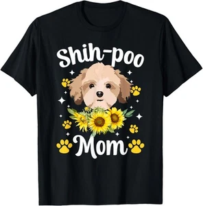 Shih-Poo Mom Cute Shih-Poo Owner Shih-Poo Dog Shih-Poo Girl T-Shirt Hoodie - Picture 1 of 10